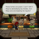 This takes place in the game’s idea of the afterlife: a gimmicky spa.